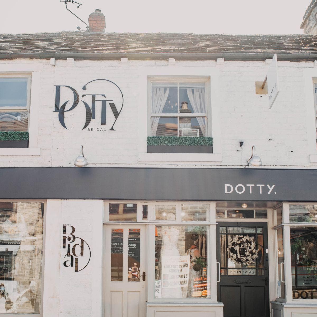 Picture of Dotty Bridal store front, used as a link through to the case study page.